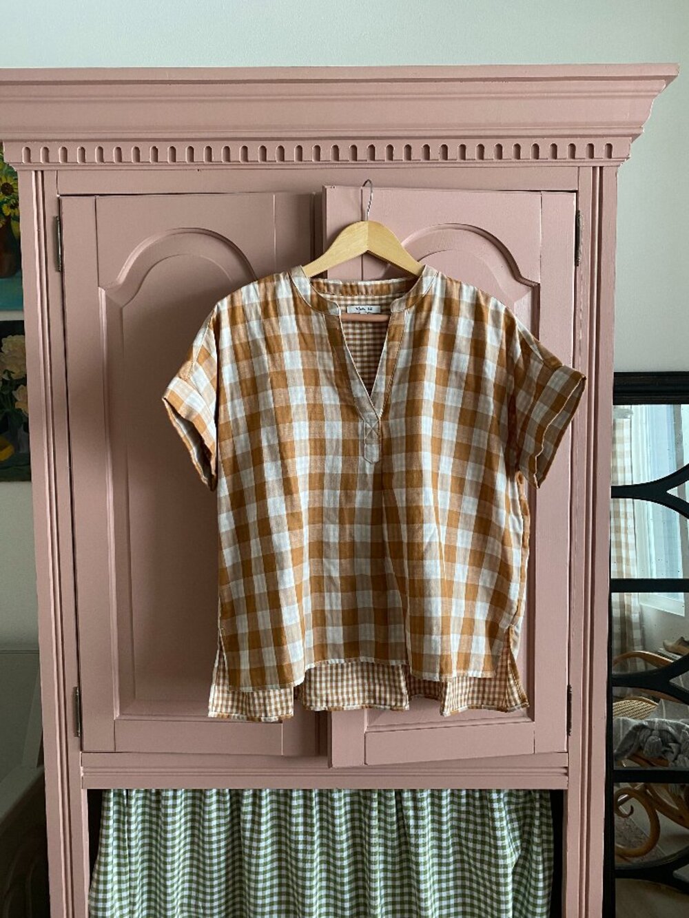 Madewell Lakeline Popover Shirt in Double-Faced Gingham